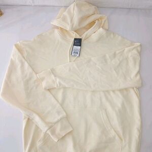 Original Use Adult Men's Fleece Hoodie Butter Yellow S NWT Lightweight